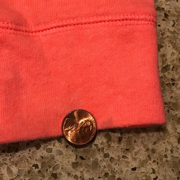 VS PINK neon logo Longsleeve hoodie pocket sweater - Picture 6 of 7